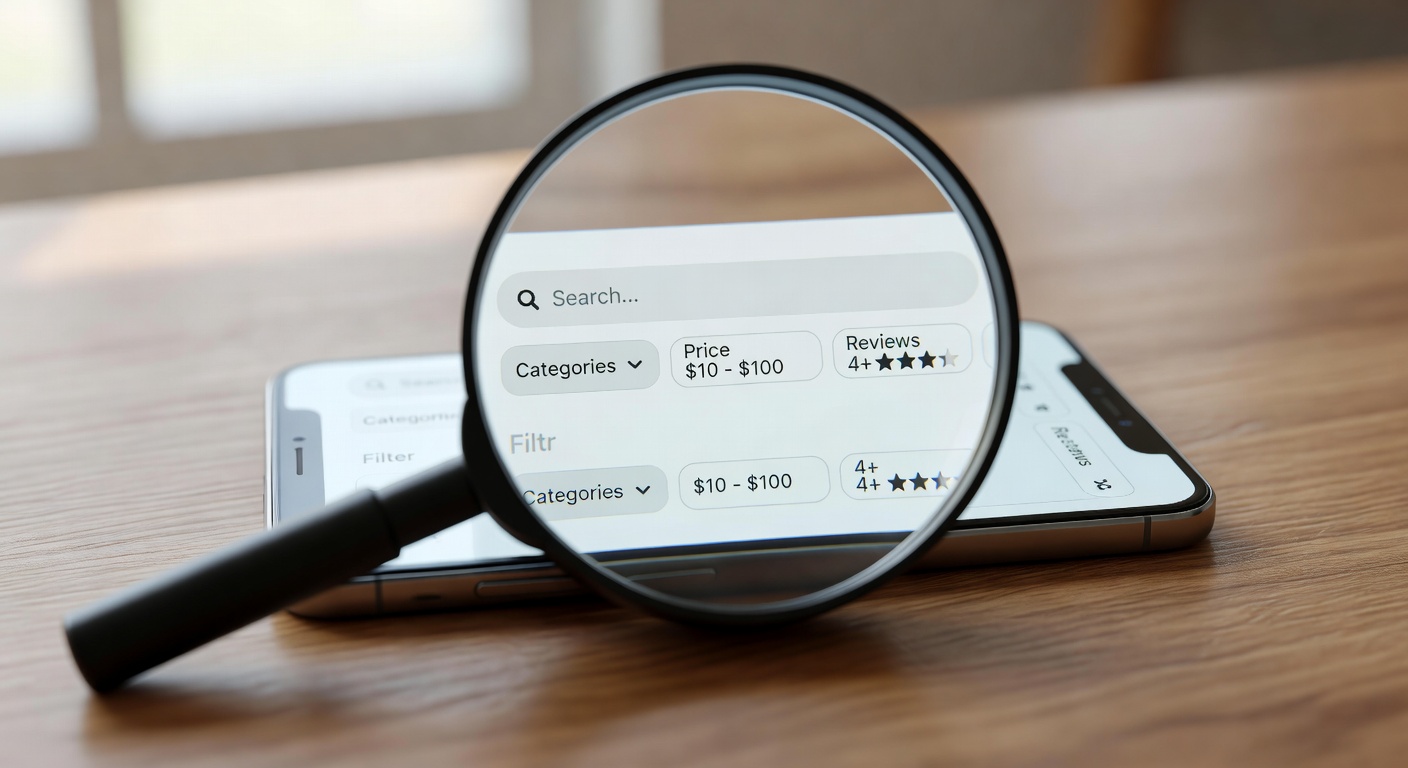 Mobile search functionality and UX